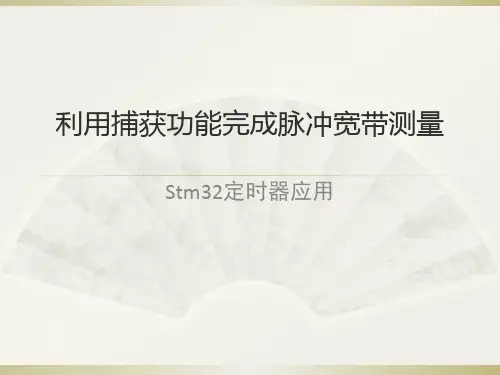 STM32利用捕获功能完成脉冲宽度测量