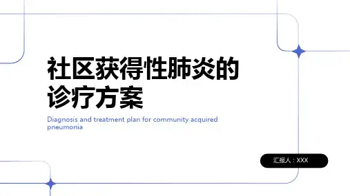 社区获得性肺炎ppt课件