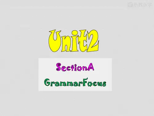 人教版】九年级英语ppt课件unit2grammarfocus课件