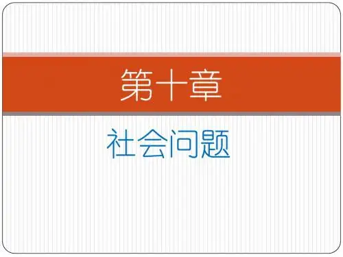 社会学——社会问题