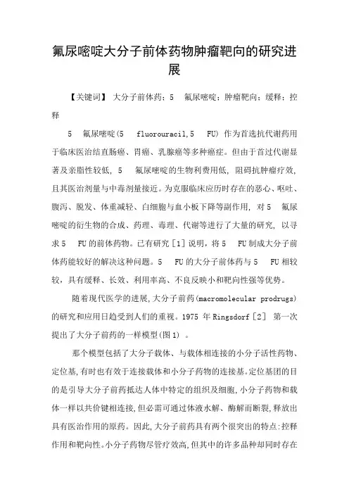 氟尿嘧啶大分子前体药物肿瘤靶向的研究进展
