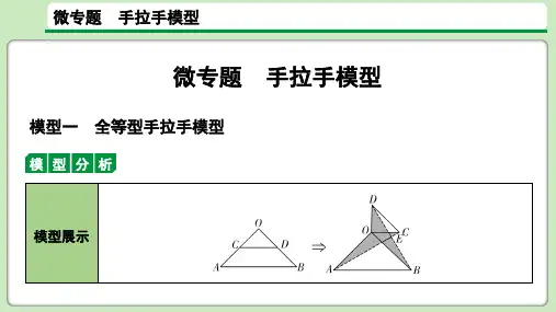2022年人教版中考数学复习第一部分考点讲解-第四章三角形-微专题-手拉手模型