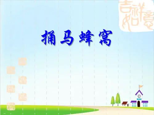 《捅马蜂窝》ppt