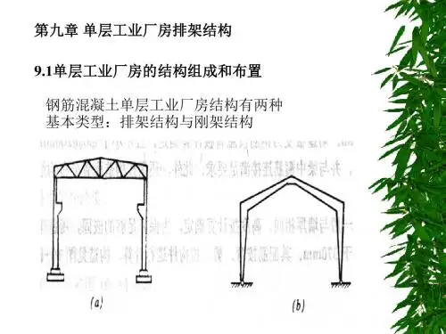 单层工业厂房排架结构