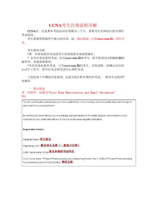 CCNA注册流程