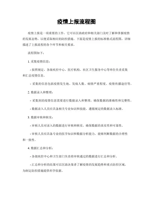 疫情上报流程图