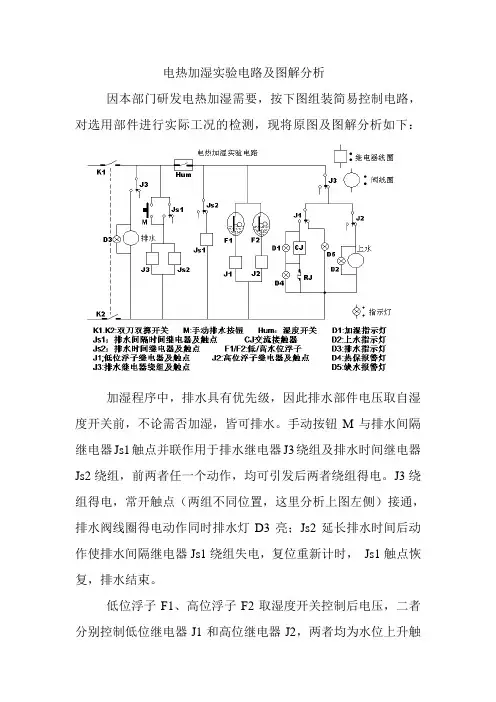 电热加湿实验电路及图解