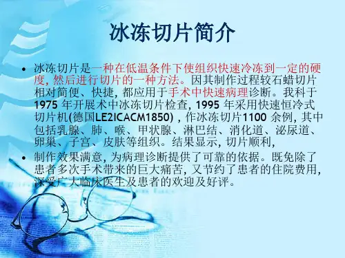 冰冻切片法ppt课件