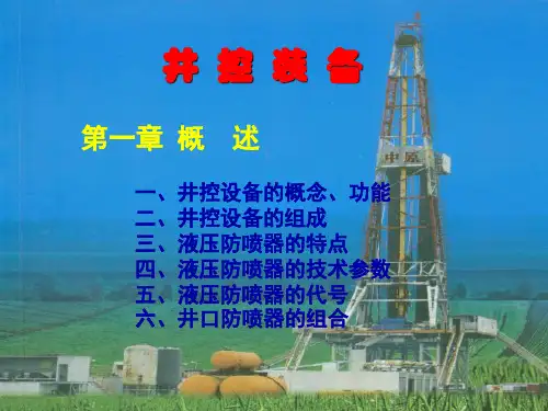 环形、闸板防喷器