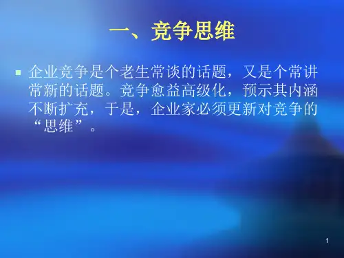 第五章企业家思维的观念探新