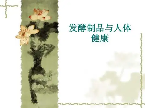 传统发酵：(1)豆制品-酱油
