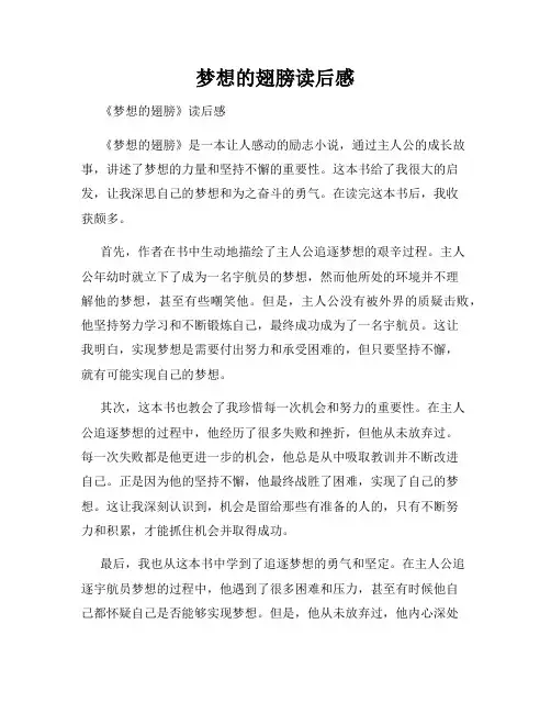 梦想的翅膀读后感