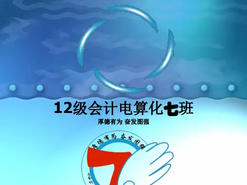 十佳优秀班集体 PPT