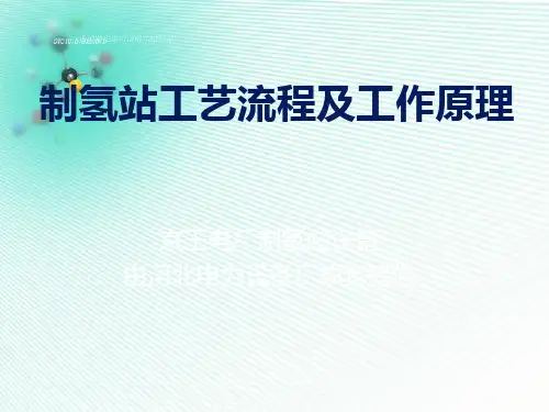 京能山西京玉电厂制氢系统培训课件 共44页PPT资料