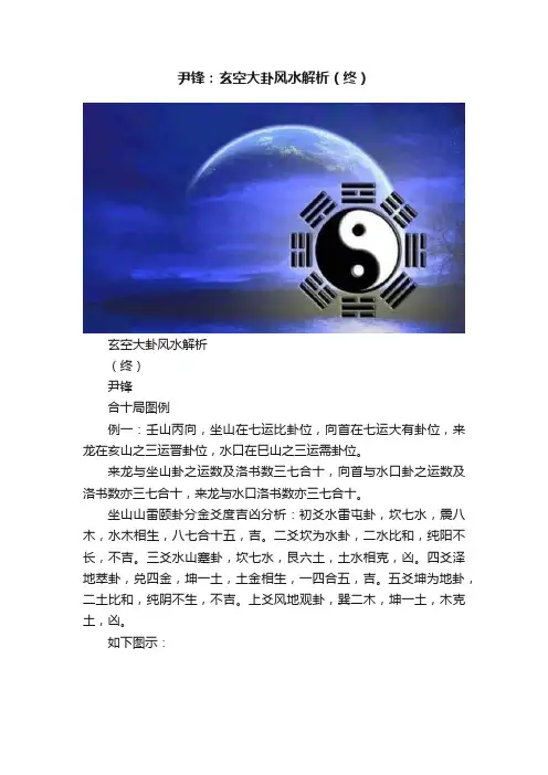 尹锋：玄空大卦风水解析（终）