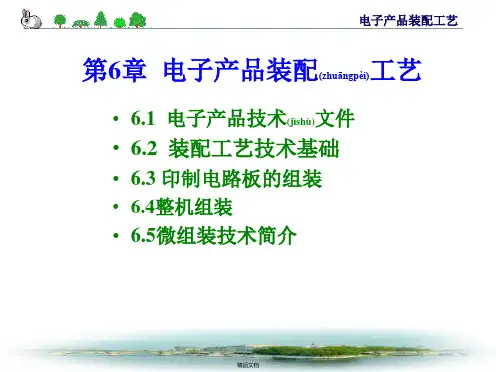 电子产品装配工艺(1)