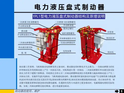 电力液压盘式制动器使用说明[优质ppt]
