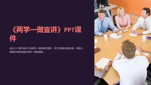 《两学一做宣讲》课件