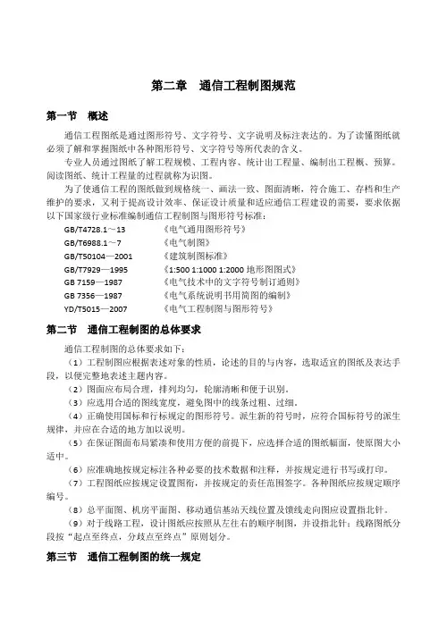 通信工程制图规范