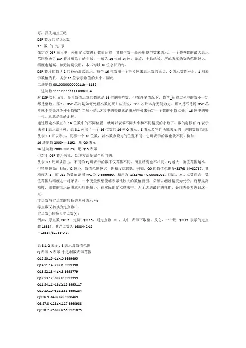 DSP定标问题解决