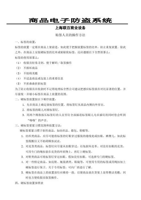 商品电子防盗系统(2021修订版)