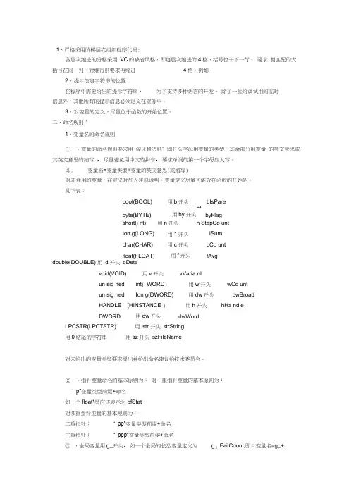 C语言变量命名规则