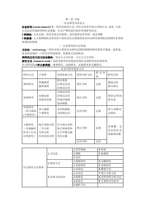 社会研究方法-风笑天