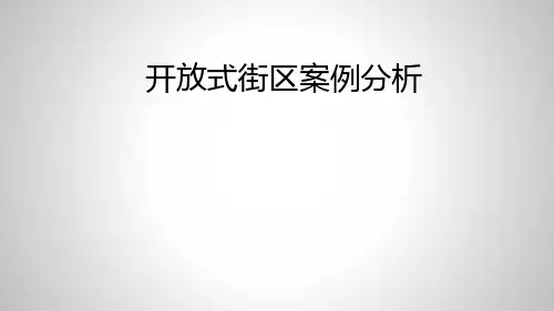 开放式街区案例分析优秀课件