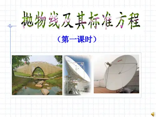 抛物线及其标准方程优质课-PPT课件一等奖新名师优质课获奖比赛公开课
