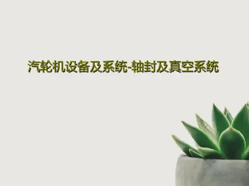 汽轮机设备及系统-轴封及真空系统PPT文档共19页