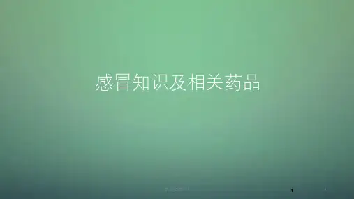感冒及用药ppt课件