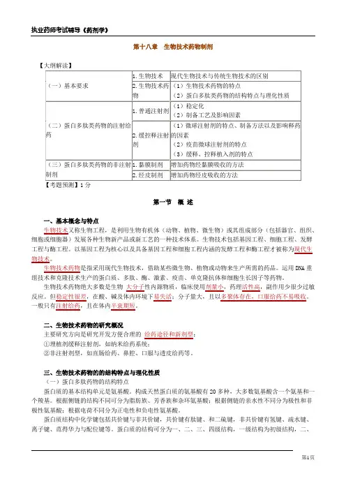 执业药师(药剂学)1801
