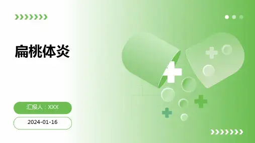 扁桃体炎疾病PPT演示课件