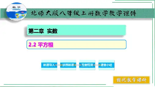 专题2_2 平方根【2022-2023北师大版八上数学精优课件】