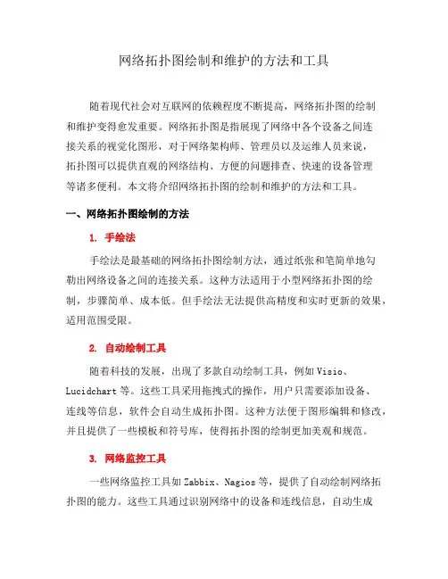 网络拓扑图绘制和维护的方法和工具(二)