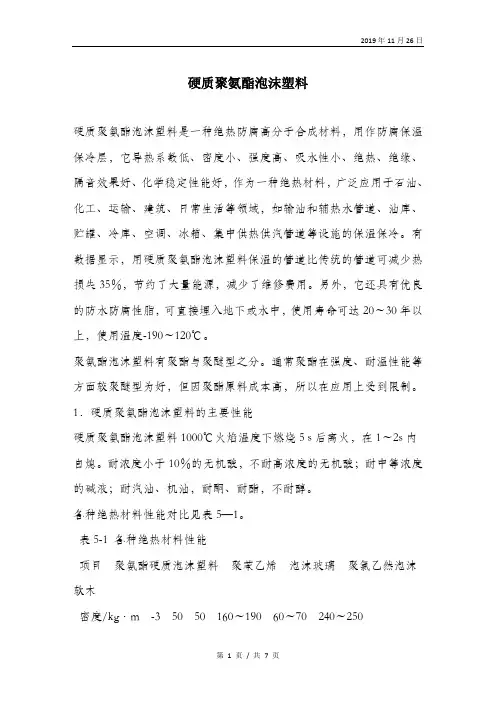 硬质聚氨酯泡沫塑料.doc