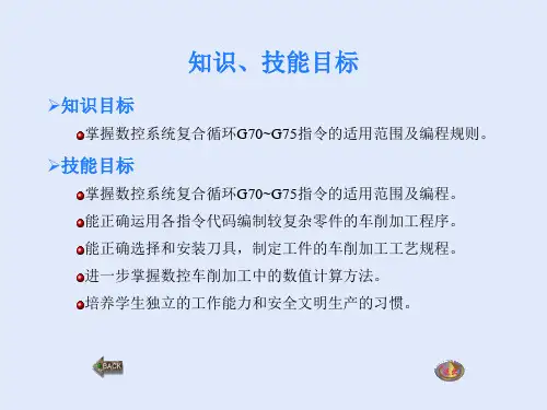 复合循环指令编程及加工