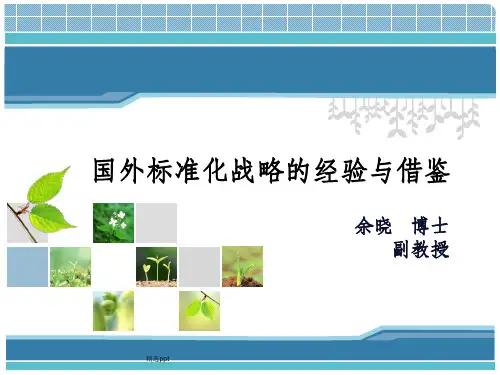 国际标准化发展经验借鉴