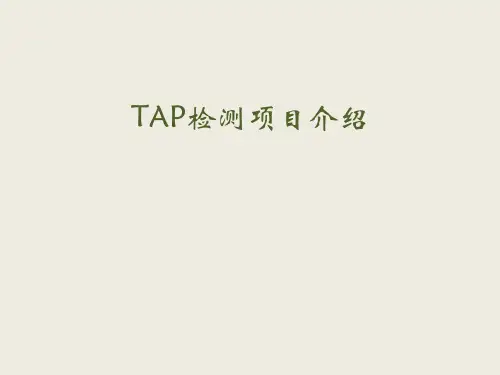 TAP检测项目介绍