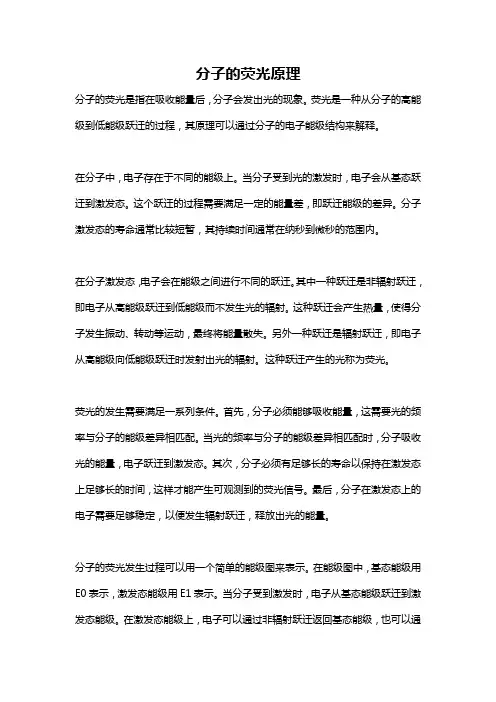 分子的荧光原理