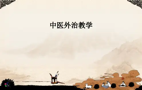 中医外治ppt课件-中医经典ppt课件