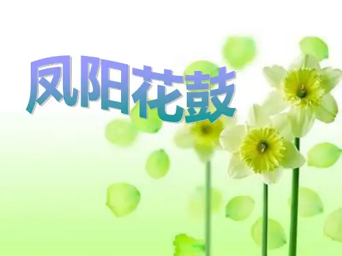 《凤阳花鼓》PPT课件2