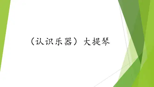 湘艺版音乐三年级下册第十一课(认识乐器)大提琴