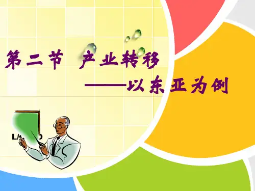 人教版高中地理必修三： 5.2产业转移 课件 (共47张PPT)