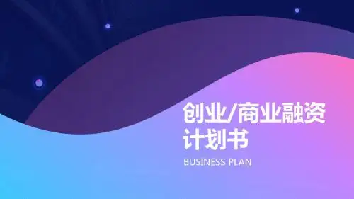 民宿项目商业计划书ppt