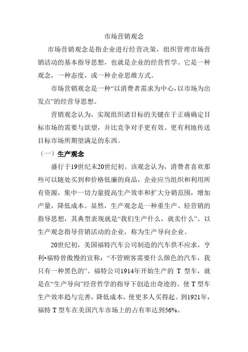 营销观念