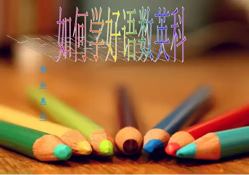 如何学好语数英科
