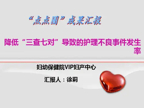 妇产科护理品管圈PPT课件