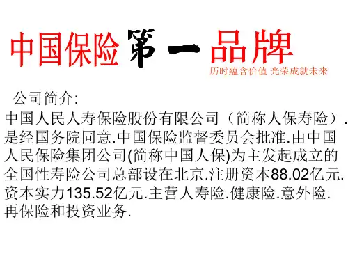 中国人民人寿险简介