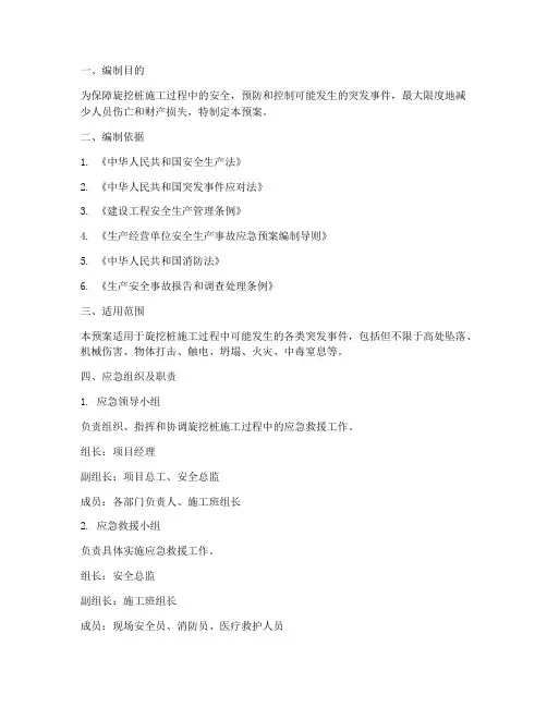 旋挖桩__应急预案